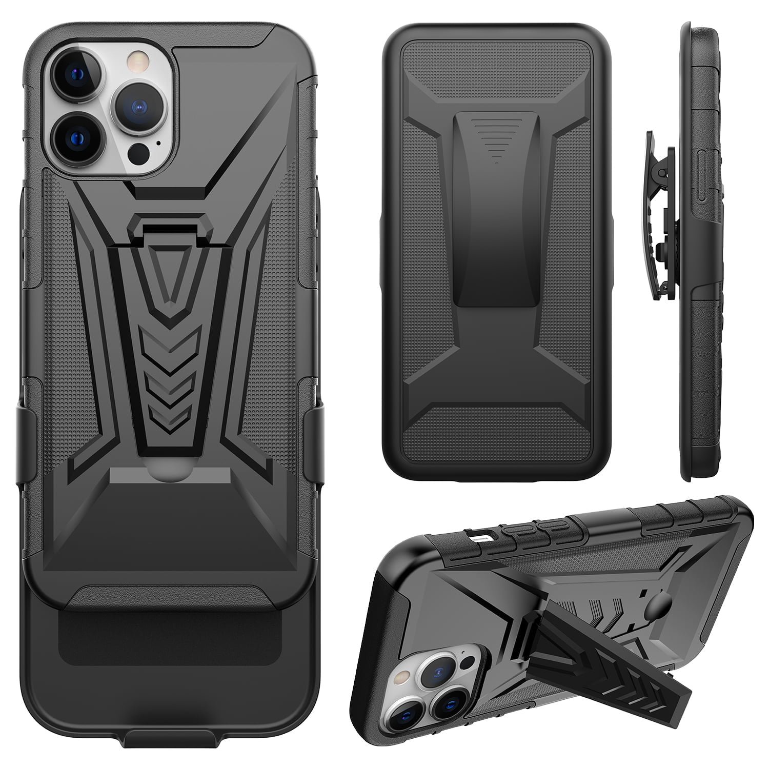 Ballistic Series For iPhone 13 Pro – Black – CellFashion USA