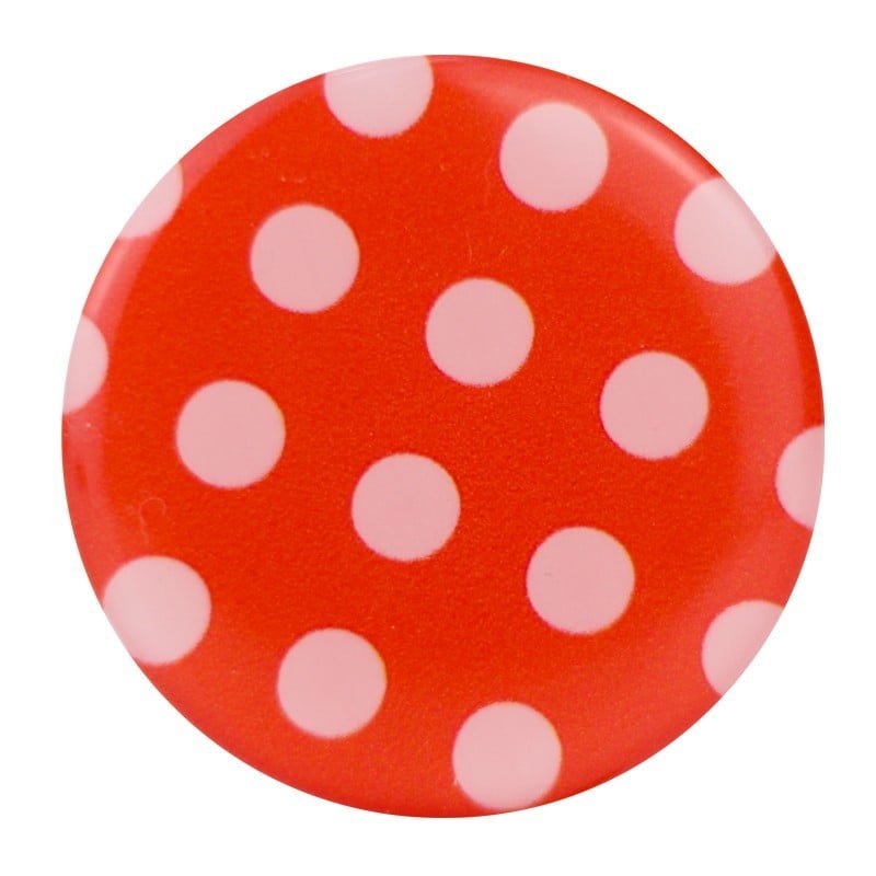 Polka Dot Red Phone Sticker – CellFashion USA