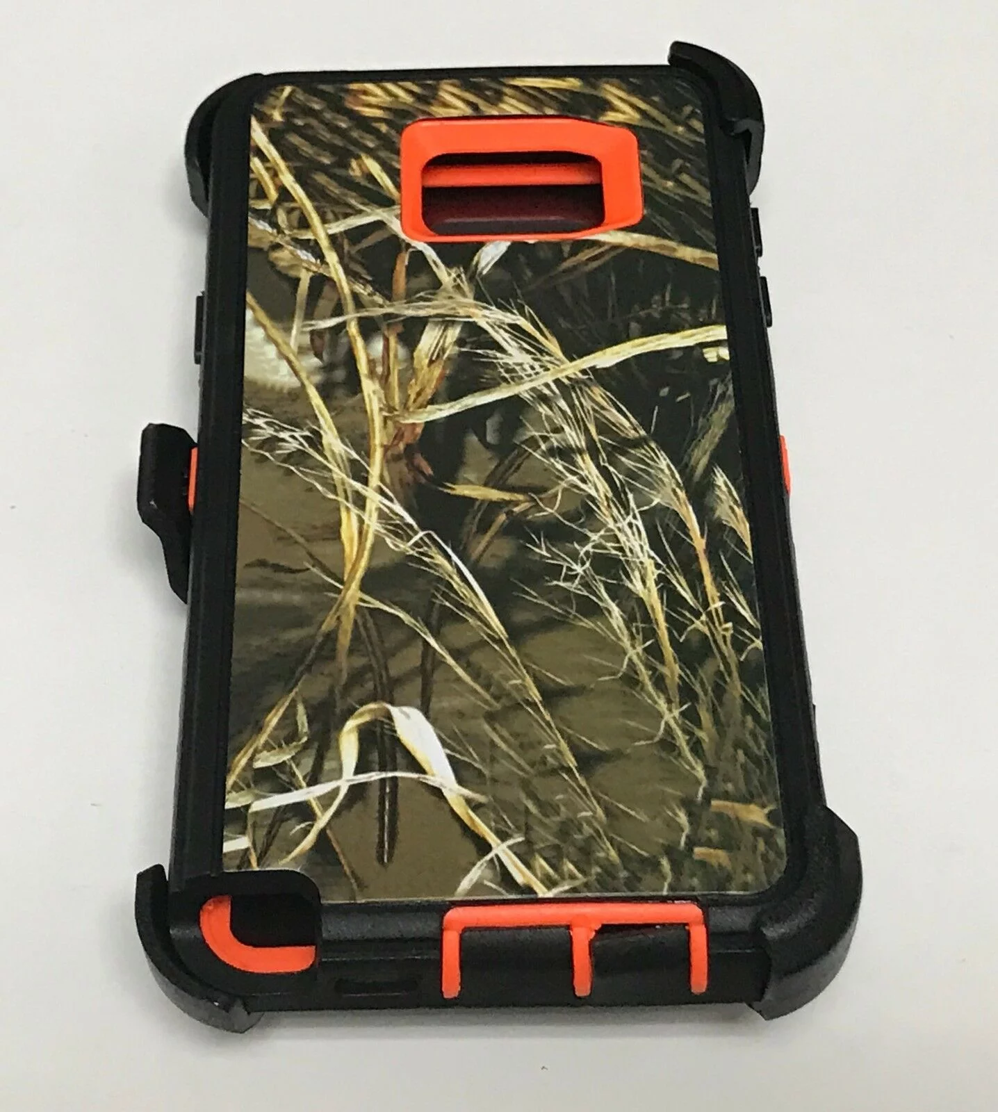 Defend Heavy Duty For SAMSUNG NOTE 5–Orange Camo