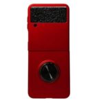 Solid RED Ring Case for -Samsung Z Flip 4