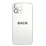 iPhone 12 PRO Max Back Glass (Bigger Camera Hole) – White/SILVER
