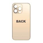 iPhone 13 Pro Max Back Glass (Bigger Camera Hole With 3mm Sticker) - Gold