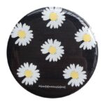 Black & White Sun Flower Phone Sticker