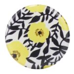 Yellow & Black Flower Phone Sticker