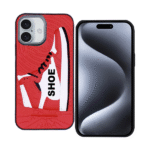 3D.Shoe Case For iPhone 16e – New Red