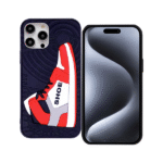 3D.Shoe Case For Iphone 15 Pro - New Black