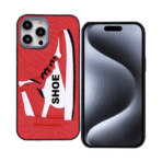3D.Shoe Case For iPhone 16 Pro Max – New Red