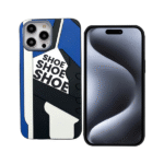 3D.Shoe Phone Case For Apple iPhone 13 Pro - Blue & White