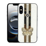 Candy Butterfly Case For iPhone XR-White