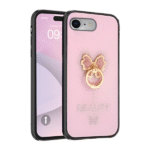 Candy Butterfly Ring Case For iPhone 6/6sP/7P/8 Plus-Pink
