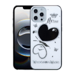 Candy Heart Case For iPhone 12 Pro Max-White