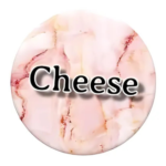 Cheese Phone Sticker-Pink