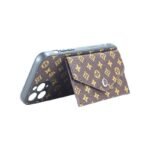 Luxurious Love BACK Wallet Series For Apple iPhone 12/12 Pro-Brown