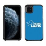 NFL Licensed Detroit Lions Blue Textured Sports Case for iPhone 12 /12 Pro