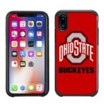 NCAA Licensed Ohio State Buckeyes Red Textured Case For iPhone XS MAX