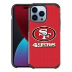 NFL Licensed San Francisco 49ers Red Textured Case for iPhone 14