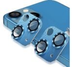 Camera Lens Protector For iPhone 13/13 mini- Metal Blue - Image 2