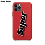 Silicone.Suprem Series For Apple iPhone 13 Pro-Red