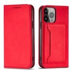 Strike Magnetic Wallet For iPhone 13 Pro - Red