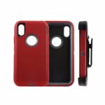 Defender Heavy Duty For Apple iPhone X/XS- Red