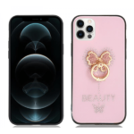 Candy Butterfly Ring Case For iPhone 13-Pink