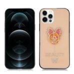 Candy Butterfly Ring Case For iPhone=11=Rose gold