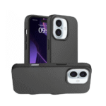 Silicon.Apple Logo Case For Iphone 16 Plus-Black