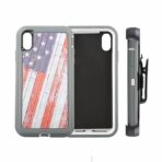 Defender Heavy Duty For Apple iPhone XS Max- US Flag