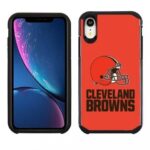 NFL Licensed Cleveland Browns Red Textured For iPhone XR