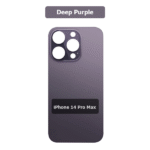 iPhone 14 Pro Max Back Glass AP LOGO premium (Bigger Camera Hole) – Deep Purple