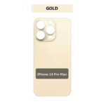 iPhone 14 Pro Max Back Glass AP.LOGO(Bigger Camera Hole) – Gold