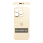 iPhone 14 Pro Max Back Glass AP.LOGO(Bigger Camera Hole) – Gold - Image 2