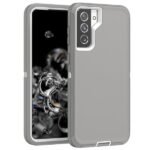 Defender Heavy Duty Case For Samsung-S22Plus-Gray