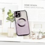 Dazzle Magsafe Case For iPhone=12ProMax/13ProMax-Purple