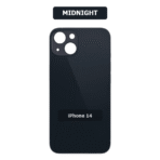 iPhone 14 Back Glass (Bigger Camera Hole) – Black