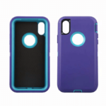 Defender Heavy Duty For Apple iPhone XR- Purple