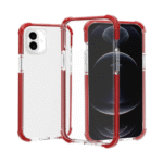 Arylic Transparent Case for iPhone 13-Red