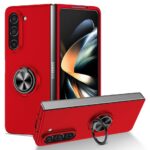 Solid Red Ring Case for -Samsung Z Fold 4