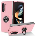 Solid Pink Ring Case for -Samsung Z Fold 4