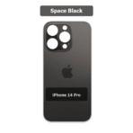 iPhone 14 Pro Back Glass (Bigger Camera Hole) – Black - Image 2