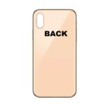 iPhone XS Back Glass (Bigger Camera Hole) - Gold