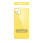 iPhone 14  Back Glass (Bigger Camera Hole) – Yellow