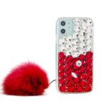 3D Glitter Twinkel Case For iPhone 11-Red