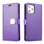 LUX Wallet Case for Apple iPhone 12/13 Pro Max-Purple
