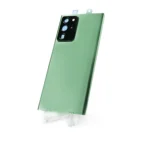 Galaxy note 20 ultra back glass with camera lens and adhesive (Without Logo) Green