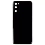 Galaxy S20 back glass with camera lens and adhesive (Without Logo) Cosmic Black