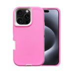 Defender Heavy Duty(WITH BELT CLIP) for iPhone 16 Pro Max -Pink