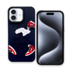 3D.Neck Do It Red&Black For iPhone 14/15