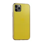 Glass Case For iPhone 13-Yellow