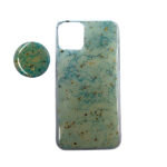 Pop Socket Case for iPhone 11 Pro (Green Gold )